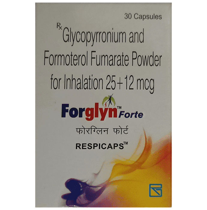 Forglyn Forte Respicap – Formoterol (12mcg) by Zydus Healthcare Limited — photo 1 of 3
