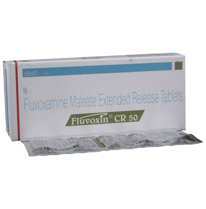 Fluvoxin CR 50 Tablet – Fluvoxamine (50mg) 50 mg by Sun Pharmaceutical Industries Ltd — photo 1 of 5