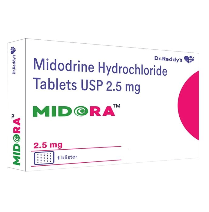 Midora Tablet – Midodrine (2.5mg) by Dr Reddy's Laboratories Ltd — photo 1 of 2