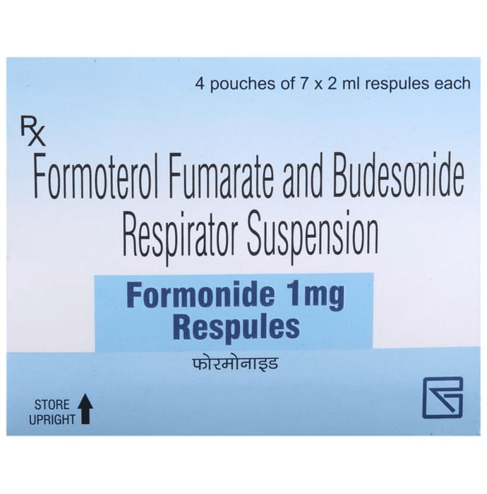 Formonide 1mg Respules 2ml – Formoterol (20mcg) 1 mg by Zydus Cadila — photo 1 of 3
