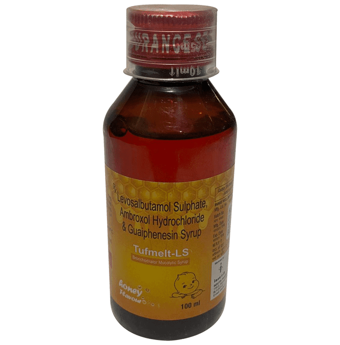 Tufmelt-LS Syrup Honey – Levosalbutamol (1mg/5ml) by Insutik pharmaceuticals Private Limited — photo 1 of 2