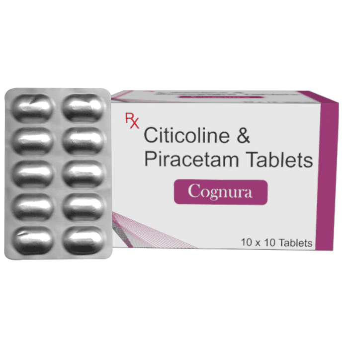 Cognura 500mg/800mg Tablet – Citicoline (500mg) 500 mg by PCM Biotech — photo 1 of 3