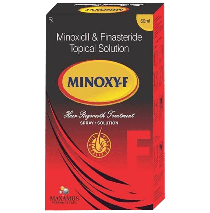 Minoxy F Solution – Minoxidil (5% w/v) by Maxamus Pharma Pvt Ltd
