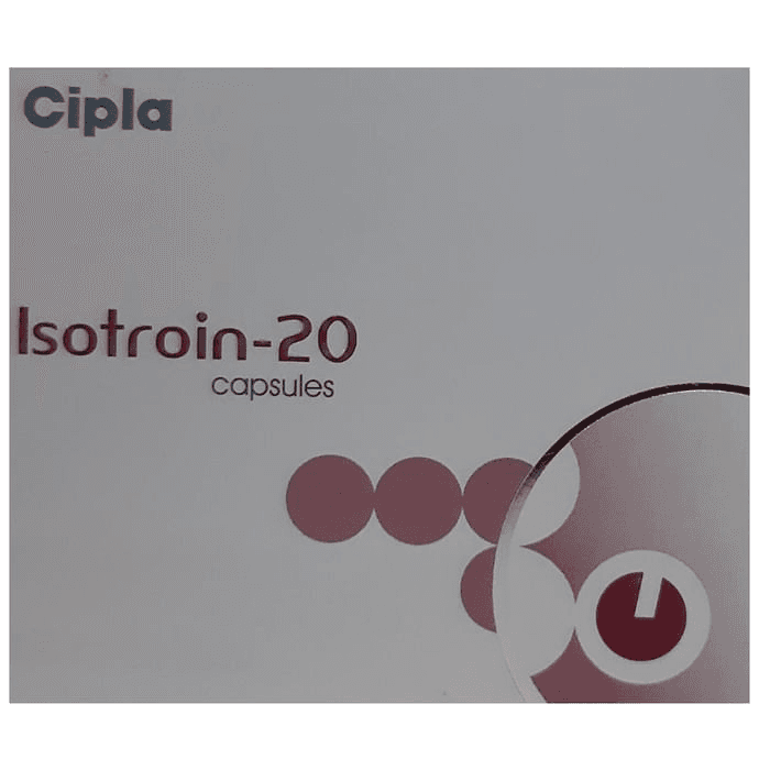 Isotroin 20 Capsule – Isotretinoin (20mg) 20 mg by Cipla Ltd — photo 1 of 4