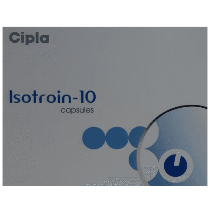 Isotroin 10 Capsule – Isotretinoin (10mg) 10 mg by Cipla Ltd — photo 1 of 4