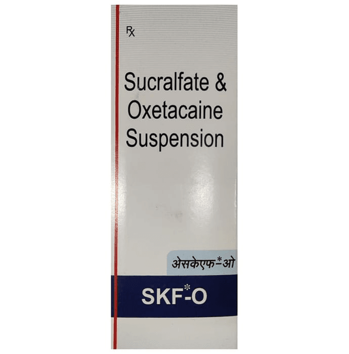 Skf O Suspension – Sucralfate (1gm/5ml) by Shine Pharmaceuticals Ltd — photo 1 of 3
