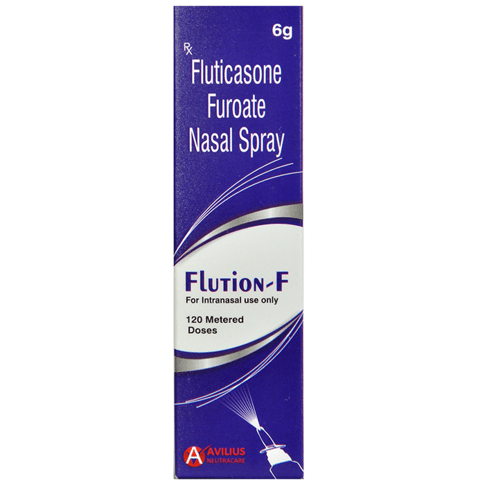Flution-F Nasal Spray – Fluticasone Furoate (27.5mcg) by Avilius Neutracare — photo 1 of 2