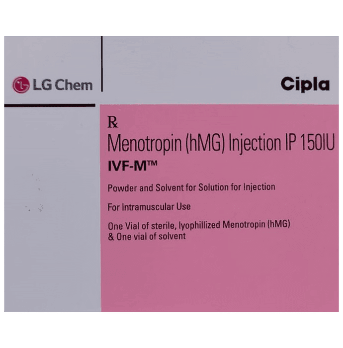 Ivf M 150IU Injection – Menotrophin (150IU) 150 iu by LG Lifesciences — photo 1 of 2