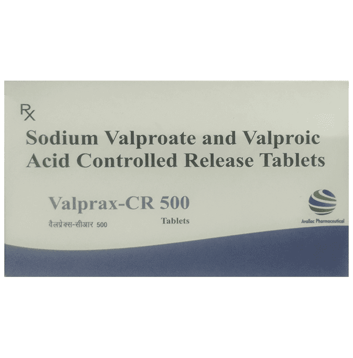 Valprax-CR 500 Tablet – Valprax-CR 500 Tablet by Avallac Pharmaceutical LLP — photo 1 of 2