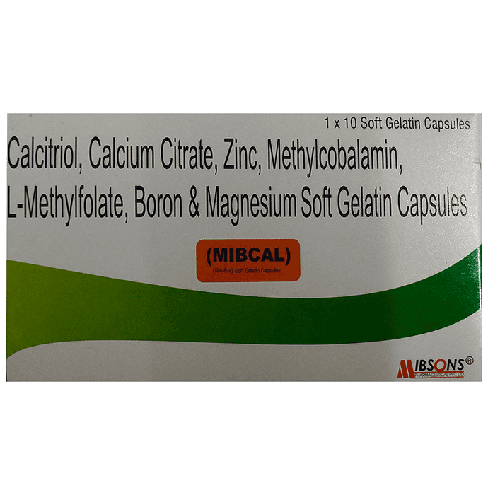 Mibcal Soft Gelatin Capsule – d46953f4-9bbe-4c70-9a05-318a08e5fa76 by Mibsons Pharmaceutical Pvt Ltd — photo 1 of 2