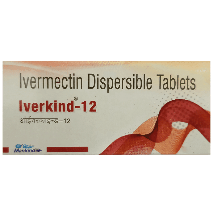 Iverkind 12 Tablet DT – 97aef503-2253-4979-a020-202297226afc by Mankind Pharma Ltd — photo 1 of 3