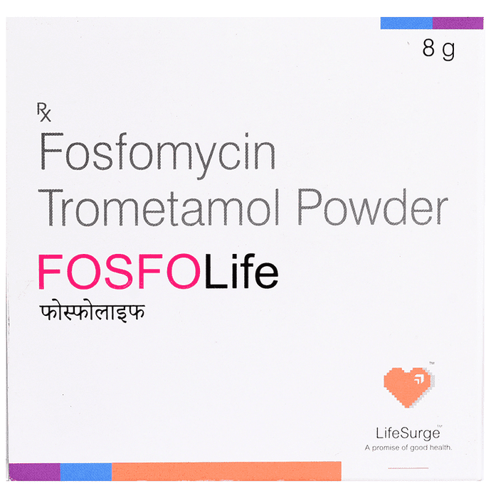 Fosfolife Sachet – Fosfomycin (3gm) by LifeSurge BioSciences Pvt Ltd — photo 1 of 2
