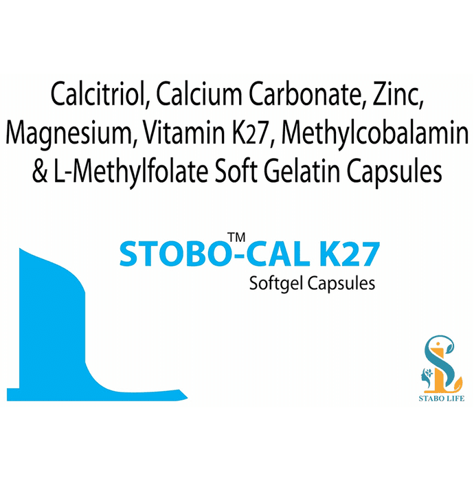 Stobo-Cal K27 Softgel Capsule – Calcitriol (0.25mcg) by Stabo Life Private Limited — photo 1 of 2