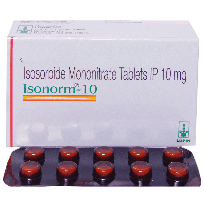 Isonorm 10 Tablet – 8fa42b06-bef8-45e0-82dd-99f2715d258d by Lupin Ltd — photo 1 of 4