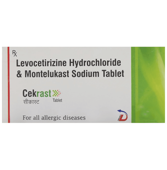 Cekrast Tablet – Levocetirizine (5mg) by Disecure Pharma
