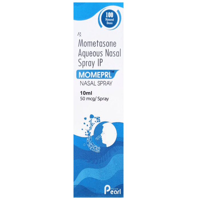 Momeprl Nasal Spray – Mometasone (50mcg) by Pristine Pearl Pharma Pvt Ltd — photo 1 of 4