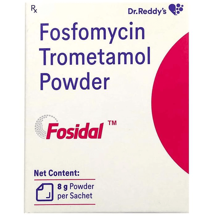 Fosidal Powder – Fosfomycin (3gm) by Dr Reddy's Laboratories Ltd