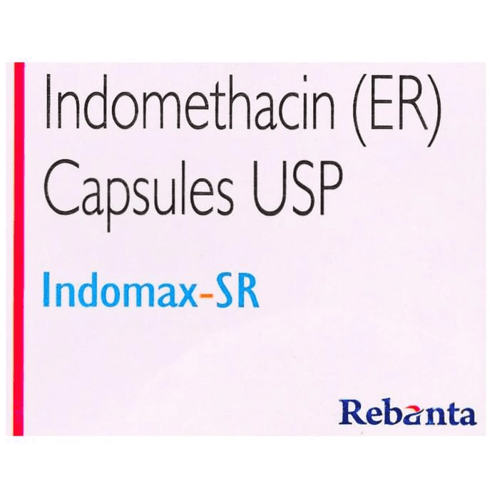 Indomax-SR Capsule – Indomethacin (75mg) by Rebanta Health Care (P) Limited — photo 1 of 2