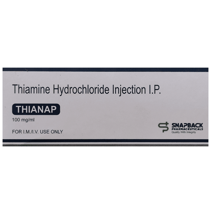 Thianap Injection – 6d581fca-8dd6-4223-b23d-28e79bbf8724 by Snapback Pharmaceuticals Private Limited — photo 1 of 2