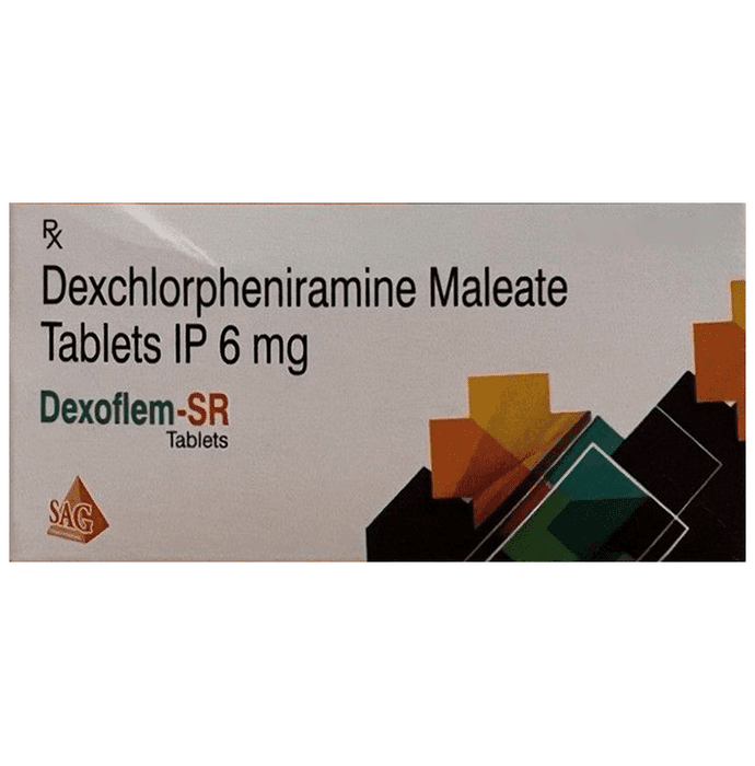 Dexoflem-SR Tablet – Dexchlorpheniramine (6mg) by SAG Pharma Pvt Ltd — photo 1 of 4