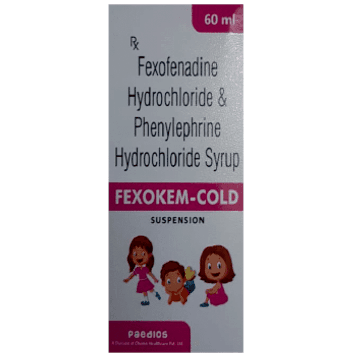 Fexokem Cold Syrup – fb06b26a-ce73-4912-9835-5fb14feded81 by Chemo Healthcare Pvt Ltd — photo 1 of 4