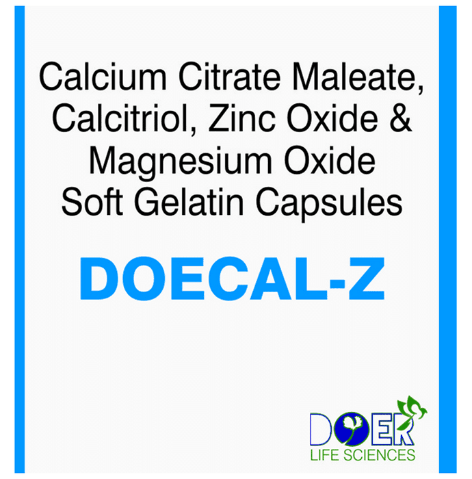 Doecal-Z Soft Gelatin Capsule
