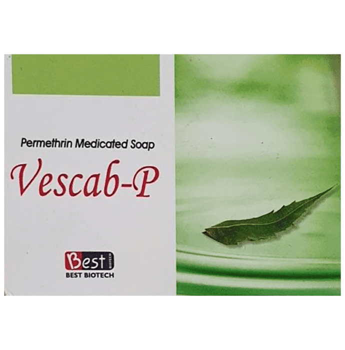 Vescab-P Medicated Soap – Permethrin (1% w/w) by Best Biotech — photo 1 of 2