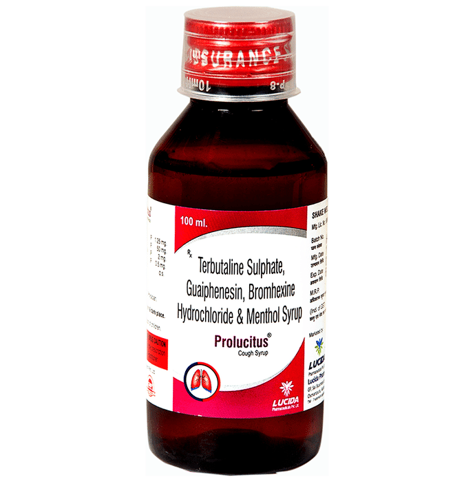 Prolucitus Syrup – Bromhexine (2mg) by Lucida Pharmaceuticals Pvt Ltd — photo 1 of 2