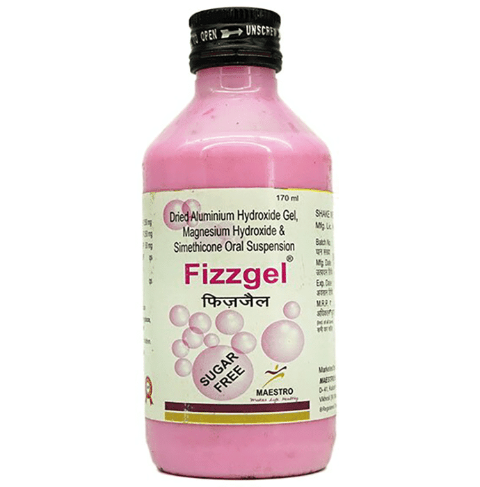 Fizzgel Oral Suspension – 7a514917-9278-455c-bc4d-e8d2ae3fef61 by Maestro Healthcare Pvt Ltd — photo 1 of 3