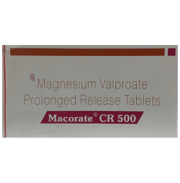 Macorate CR 500 Tablet – Macorate CR 500 Tablet by Sun Pharmaceutical Industries Ltd — photo 1 of 4