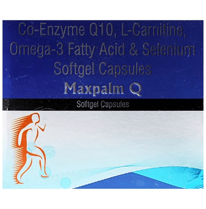 Maxpalm Q Softgel Capsule – ed25bae6-7d21-4dab-9e44-ddaf54166b58 by Rekin Pharma Pvt. Ltd. — photo 1 of 3