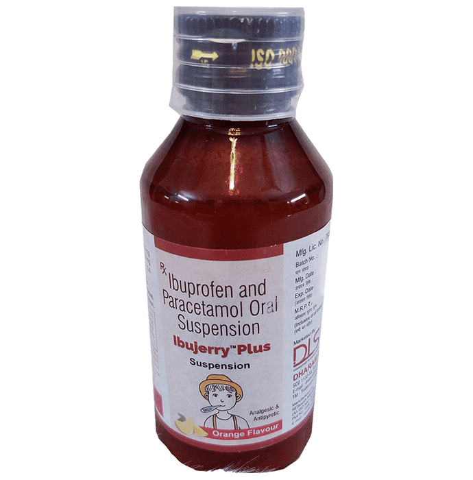 Ibujerry Plus Oral Suspension Orange – 8f881902-0d9c-4843-ad7c-309c2607fb74 by Dharam Lifesciences — photo 1 of 2