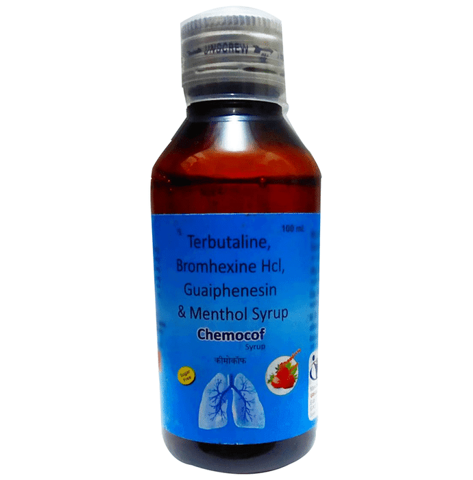 Chemocof Syrup Strawberry Sugar Free