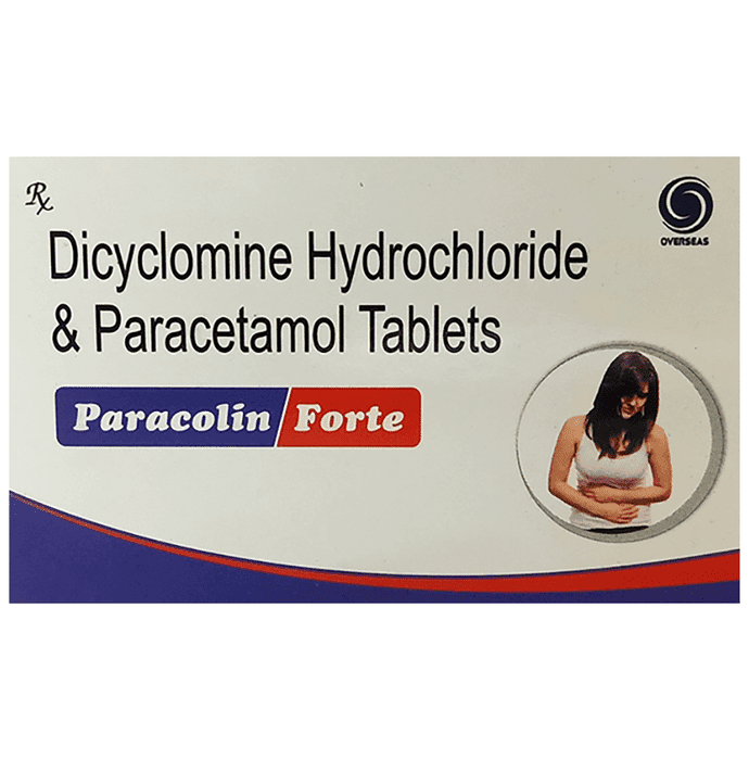 Paracolin Forte Tablet – Dicyclomine (20mg) by Overseas Pharma Pvt Ltd — photo 1 of 3
