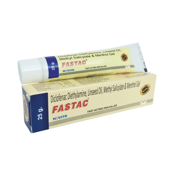 Fastac Gel – Diclofenac diethylamine (1.16% w/w) by Novita Healthcare Pvt Ltd