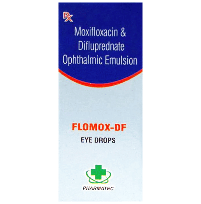 Flomox-DF Eye Drop – Moxifloxacin (0.5% w/v) by Pharmatec India Pvt Ltd — photo 1 of 2