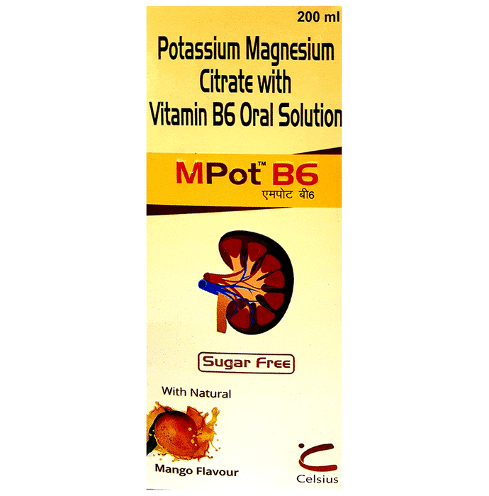 Mpot B6 Oral Solution Natural Mango Sugar Free