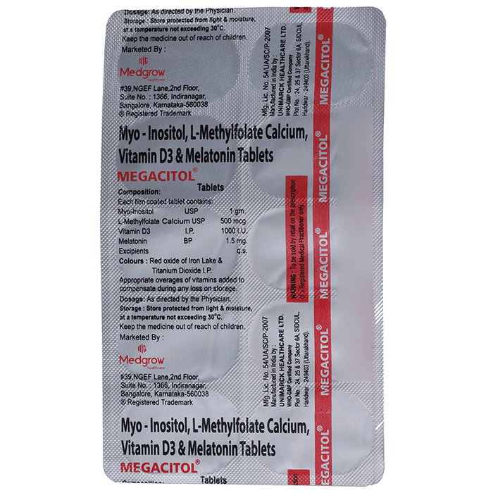 Megacitol Tablet – 3acd1fe7-c5ae-471d-9ce7-729bc1210760 by Medgrow Health Care — photo 1 of 2