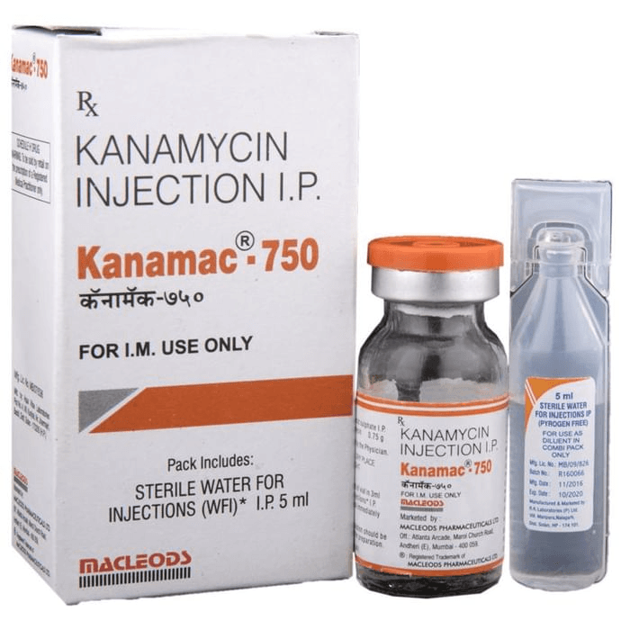 Kanamac 750 Injection – 6d41e5d6-4776-46ce-b34a-342b75752bd2 by Macleods Pharmaceuticals Pvt Ltd — photo 1 of 6