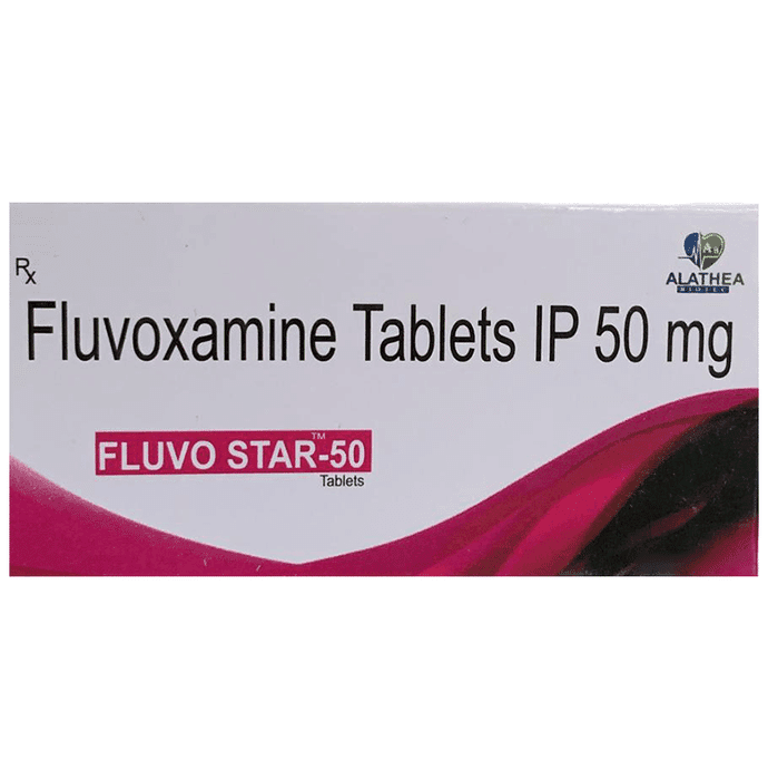 Fluvo Star 50 Tablet – Fluvoxamine (50mg) 50 mg by Alathea Biotec Pvt Ltd — photo 1 of 5