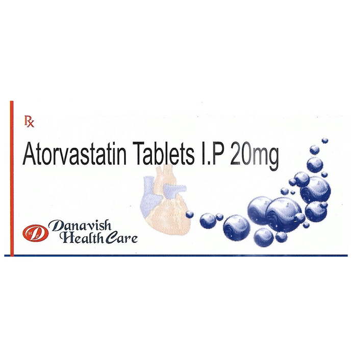 Danavish Atorvastatin 20mg Tablet – 3a760343-3a1f-4b70-b2b0-e1038774e84e by Danavish Healthcare — photo 1 of 3