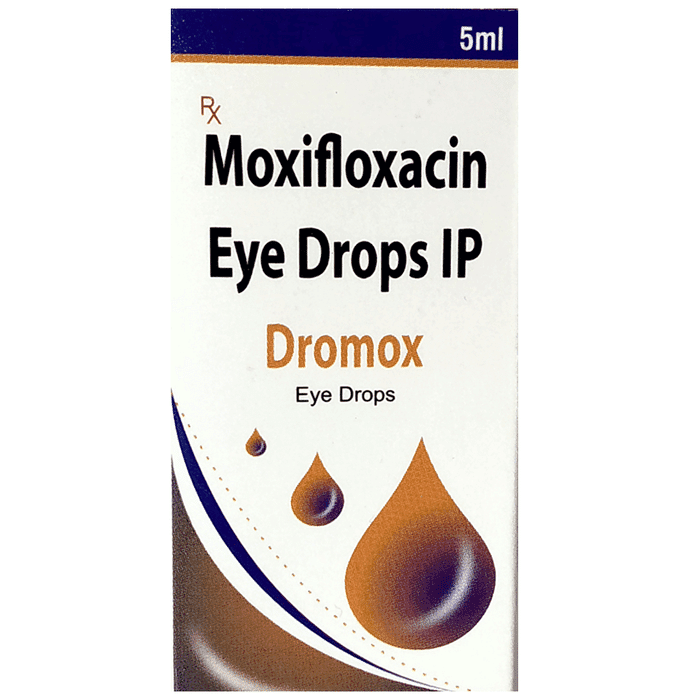 Dromox Eye Drop – Moxifloxacin (0.5% w/v) by Kinetic Lifescience (OPC) Pvt Ltd — photo 1 of 2