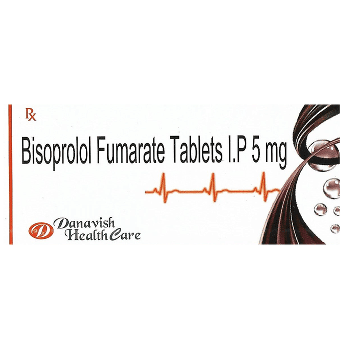 Danavish Bisoprolol 5mg Tablet