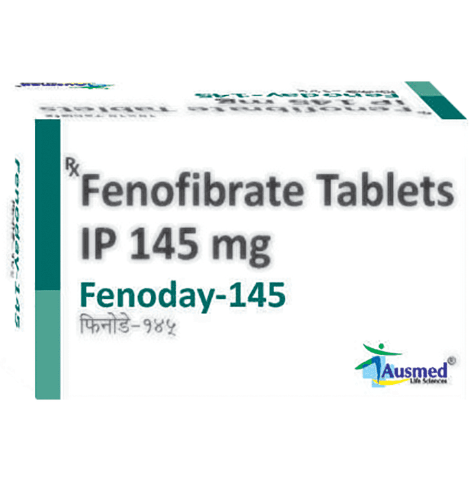 Fenoday 145mg Tablet – Fenofibrate (145mg) 145 mg by Care Formulation Labs Pvt Ltd — photo 1 of 2