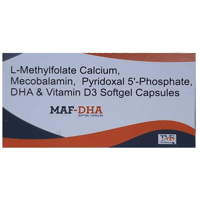MAF-DHA Softgel Capsule – 2e5ad810-6678-4109-9121-6fc77b268948 by Tms India Pvt Ltd — photo 1 of 2