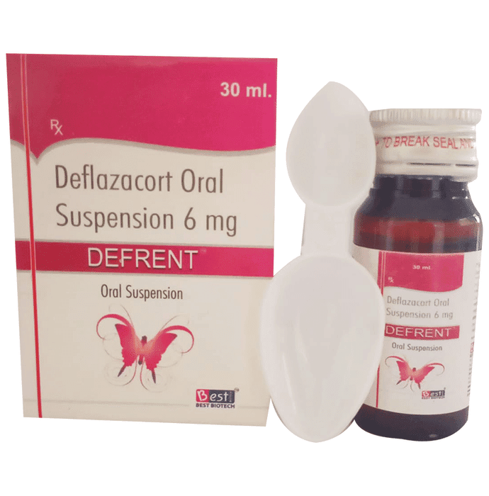 Defrent Oral Suspension – Deflazacort (6mg/5ml) by Best Biotech — photo 1 of 2