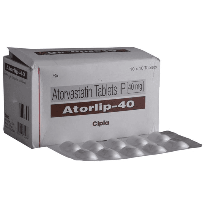 Atorlip 40 Tablet – 93314b01-7f32-45f1-aa0d-66797a2ea236 by Cipla Ltd — photo 1 of 6