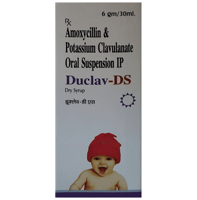 Duclav-DS Dry Syrup – Amoxycillin (400mg/5ml) by Sure Healthcare Pvt Ltd — photo 1 of 3