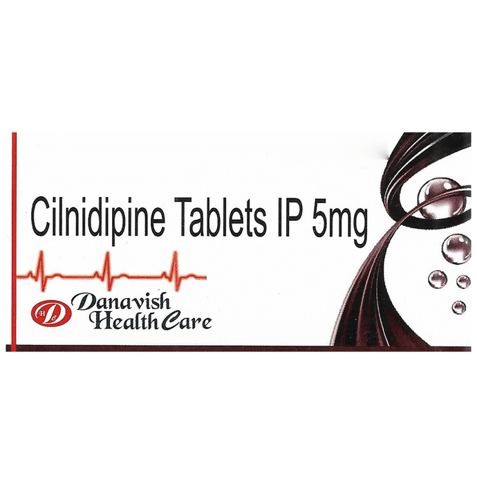 Danavish Cilnidipine 5mg Tablet – Cilnidipine (5mg) 5 mg by Danavish Healthcare — photo 1 of 3