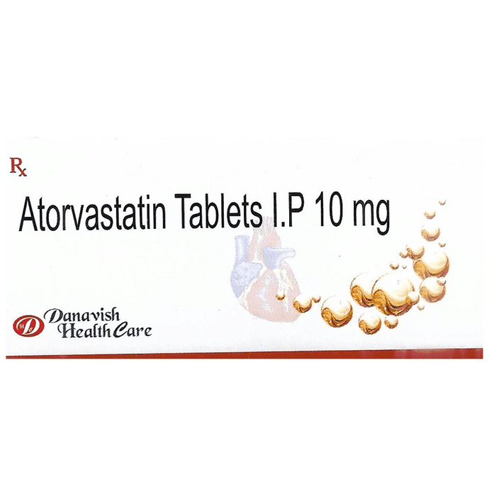 Danavish Atorvastatin 10mg Tablet – 8704feb9-b077-411d-a328-db52340c6bac by Danavish Healthcare — photo 1 of 3